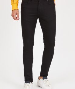 Erkek Siyah Likralı Esnek Slim Fit Pantolon