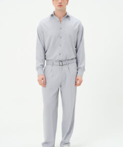 ERKEK YIKAMALI KETEN BOL PAÇA PİLELİ YENİ SEZON PANTOLON