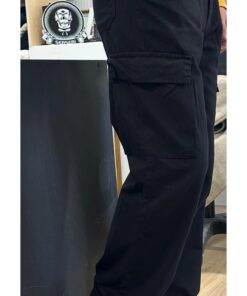 Erkek baggy  siyah  kargo pantolon