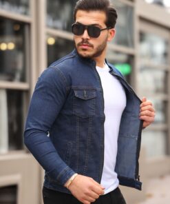 Koyu Haki Erkek Kot Ceket